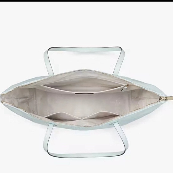 Kate Spade Kitt Nylon Medium Tote - Blue Glow NWT - Picture 4 of 4